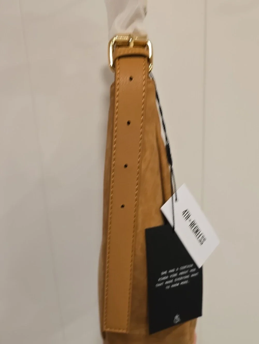 Classic Tan Hobo Shoulder Bag
